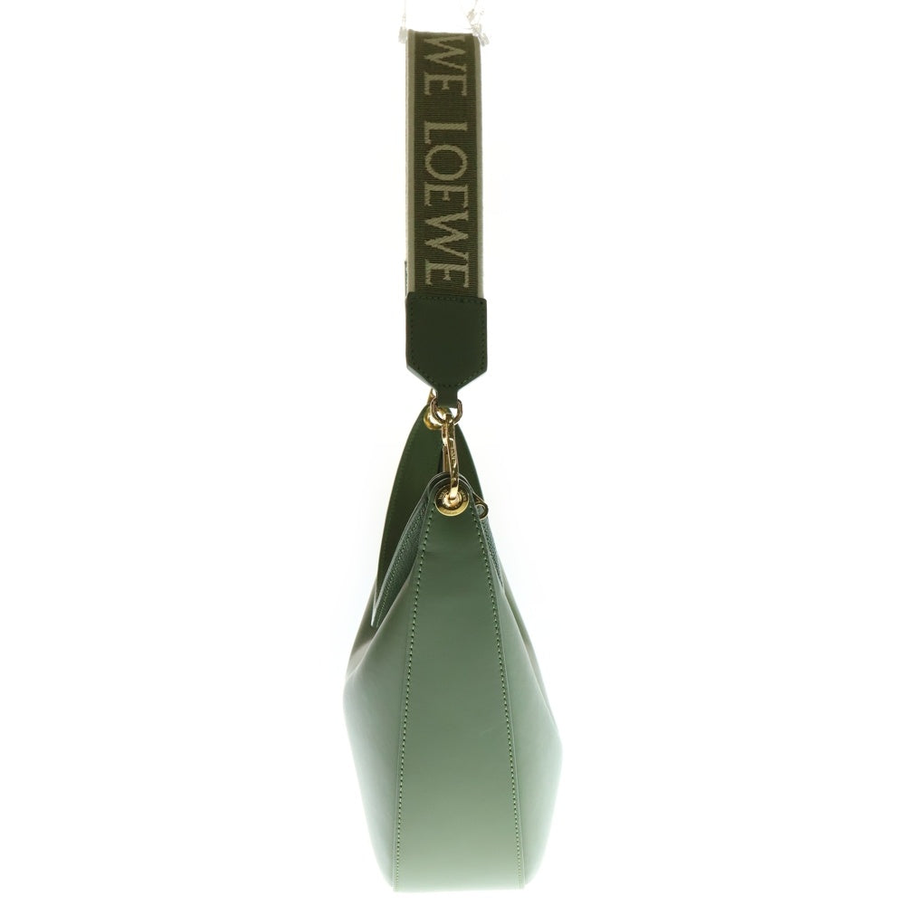 LOEWE(ロエベ) アナグラム ルナ スモール レザーワンショルダーバッグ ハンドバッグ グリーン レディース