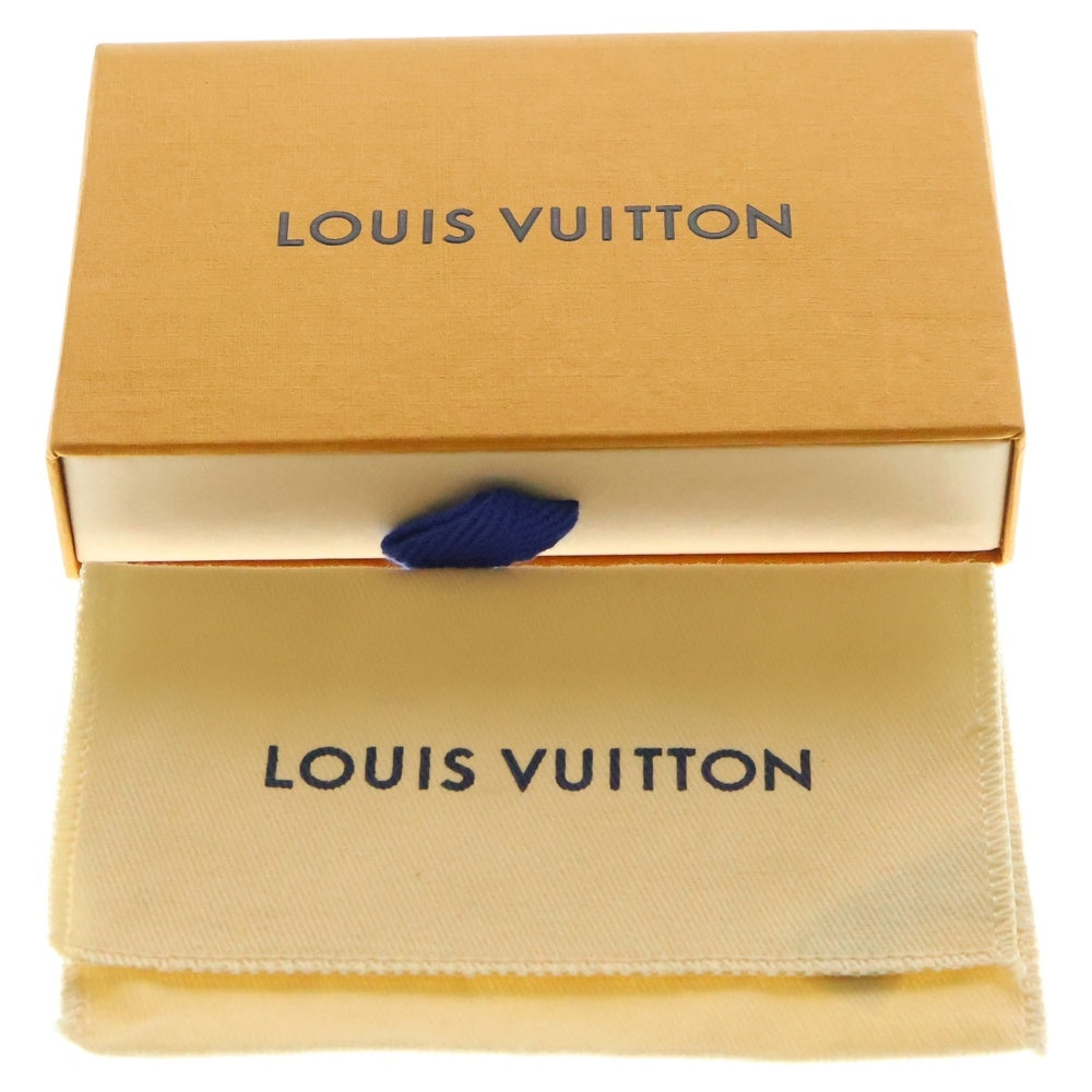 LOUIS VUITTON(ルイヴィトン) モノグラム アンプラント ポルトカルト LVチャーム カードケース フラグメントケース ブラック レザー ゴールド金具 M82132