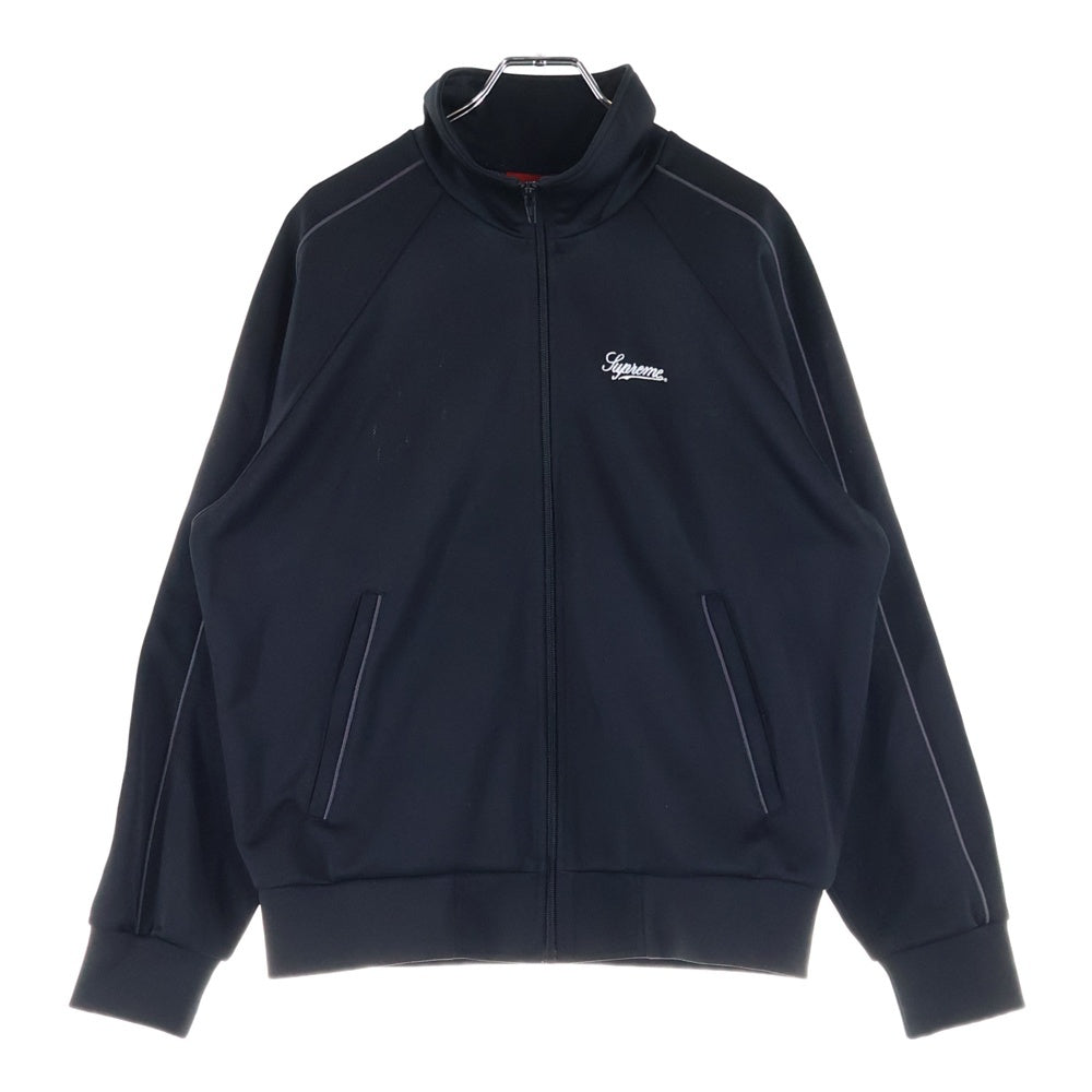SUPREME(シュプリーム) 24SS Tricot Track Jacket ロゴ刺繍 トリコット ジップアップ トラック ジャケット ブラック