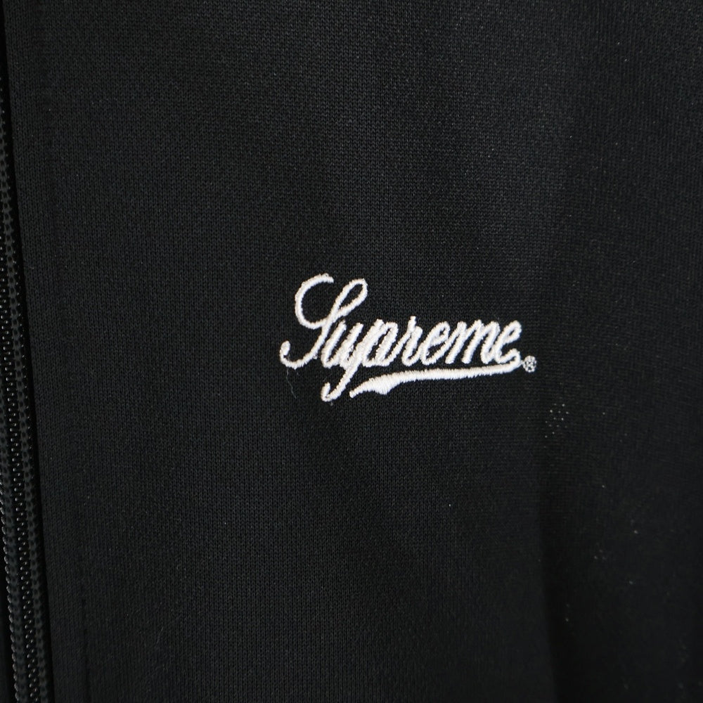SUPREME(シュプリーム) 24SS Tricot Track Jacket ロゴ刺繍 トリコット ジップアップ トラック ジャケット ブラック