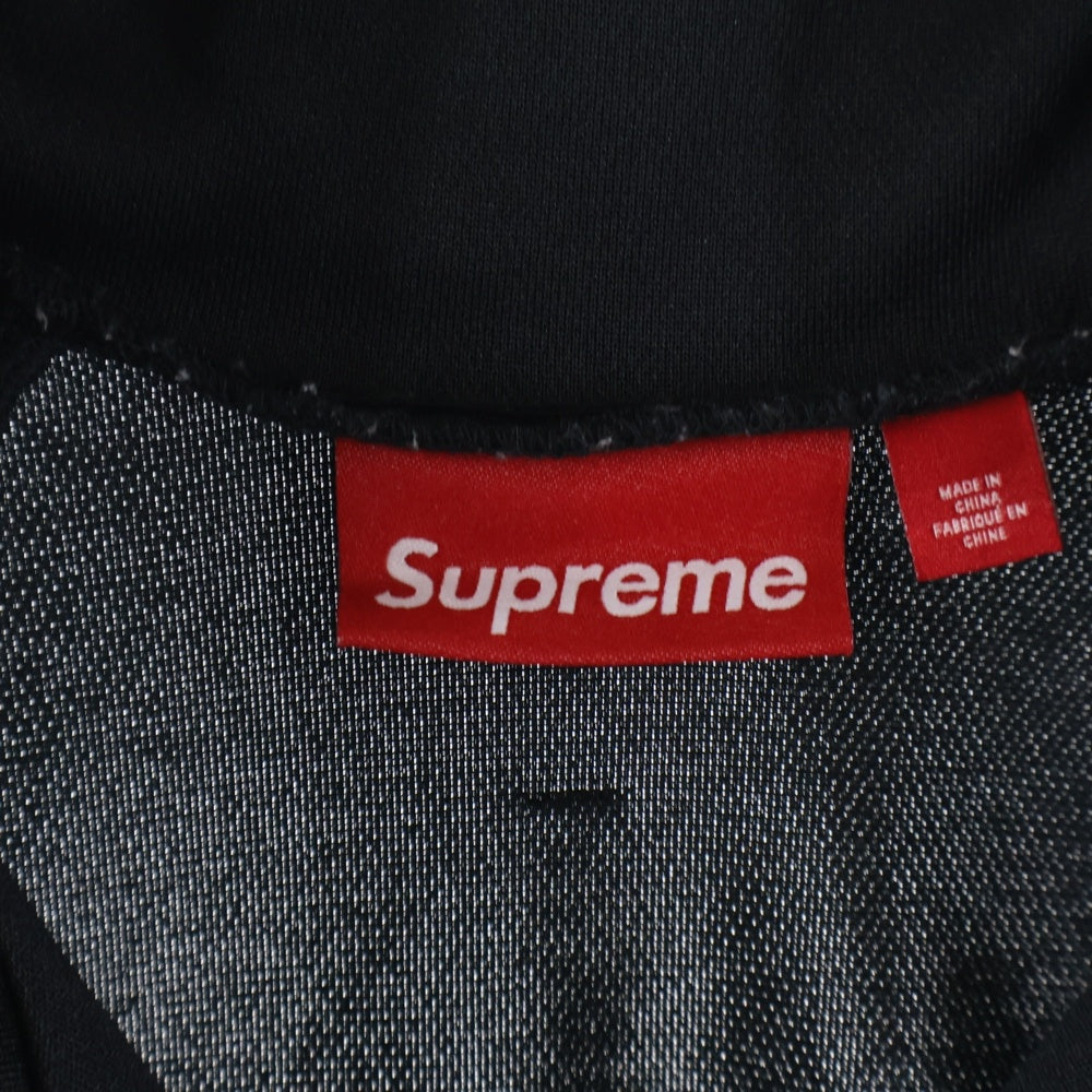 SUPREME(シュプリーム) 24SS Tricot Track Jacket ロゴ刺繍 トリコット ジップアップ トラック ジャケット ブラック