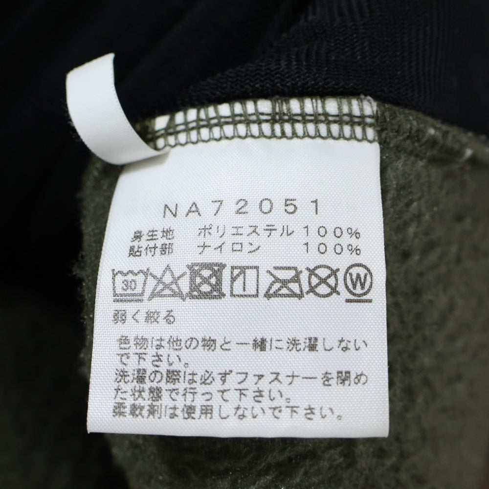 THE NORTH FACE(ザノースフェイス) DENALI JACKET ロゴパッチ付ナイロンフリースジャケット ブルゾン ブラック/カーキ NA72051