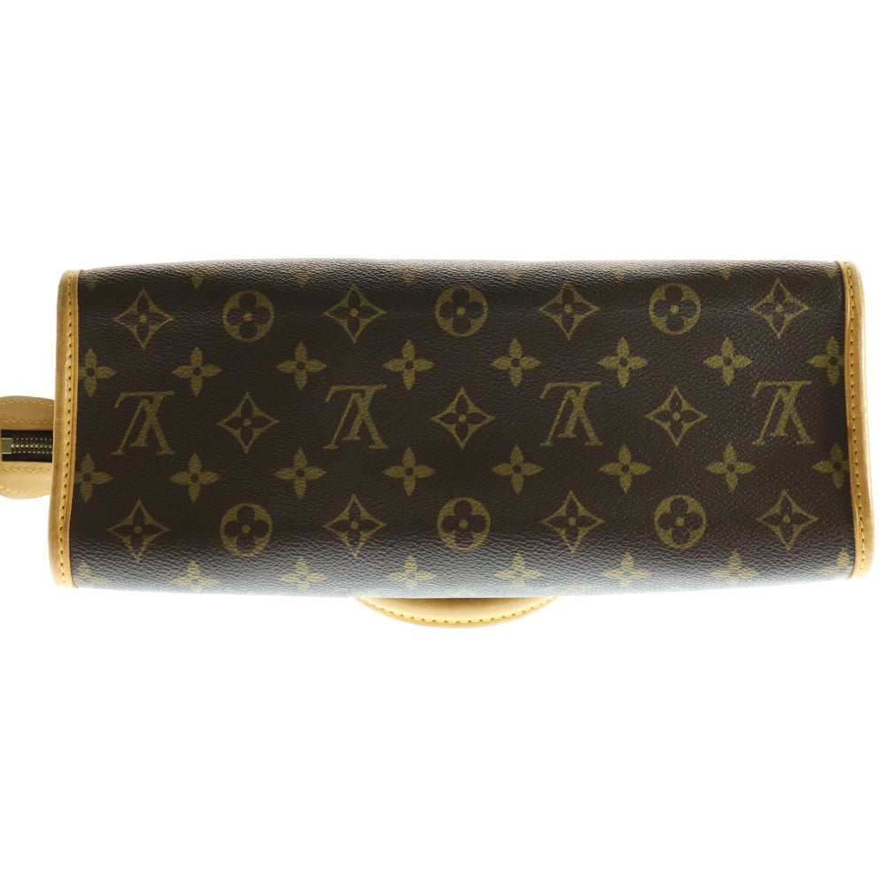 LOUIS VUITTON(ルイヴィトン) モノグラム ポパンクールPM ハンドバッグ ミニバッグ ブラウン ゴールド金具 レザー×PVC M40009