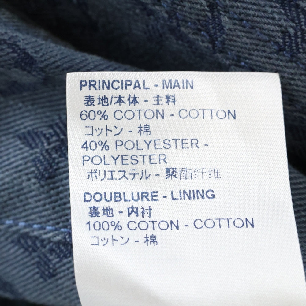 LOUIS VUITTON(ルイヴィトン) 19AW モノグラム総柄ジャガード デニム トラッカージャケット インディゴ RM192M QJQ HHA20W