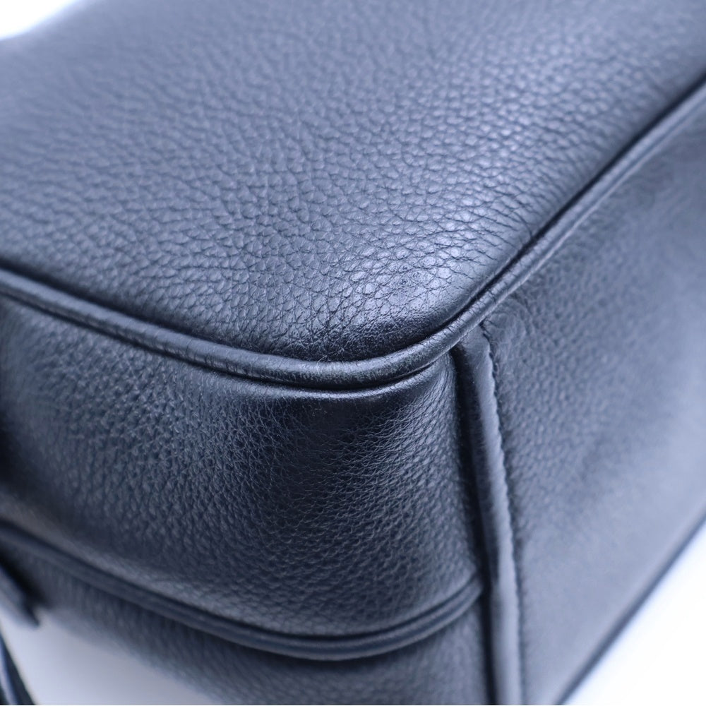 PRADA(プラダ) ヴィッテロダイノレザー ショルダーバッグ ブラック ゴールド金具 レザー 1BH082