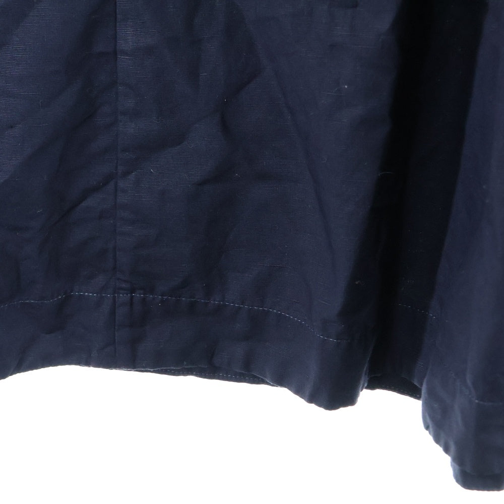 CASEY CASEY(ケイシーケイシー) 22AW RYTHME DRESS リズム ドレス コットンリネンオープンカラーワンピース ネイビー レディース 22FR486