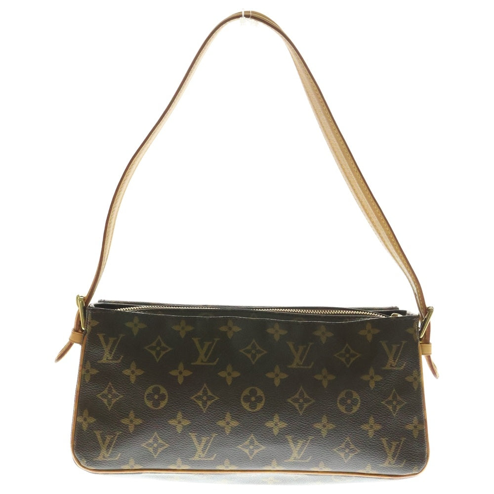 LOUIS VUITTON(ルイヴィトン) モノグラム ヴィバ シテMM ハンドバッグ ブラウン PVCレザー M51164