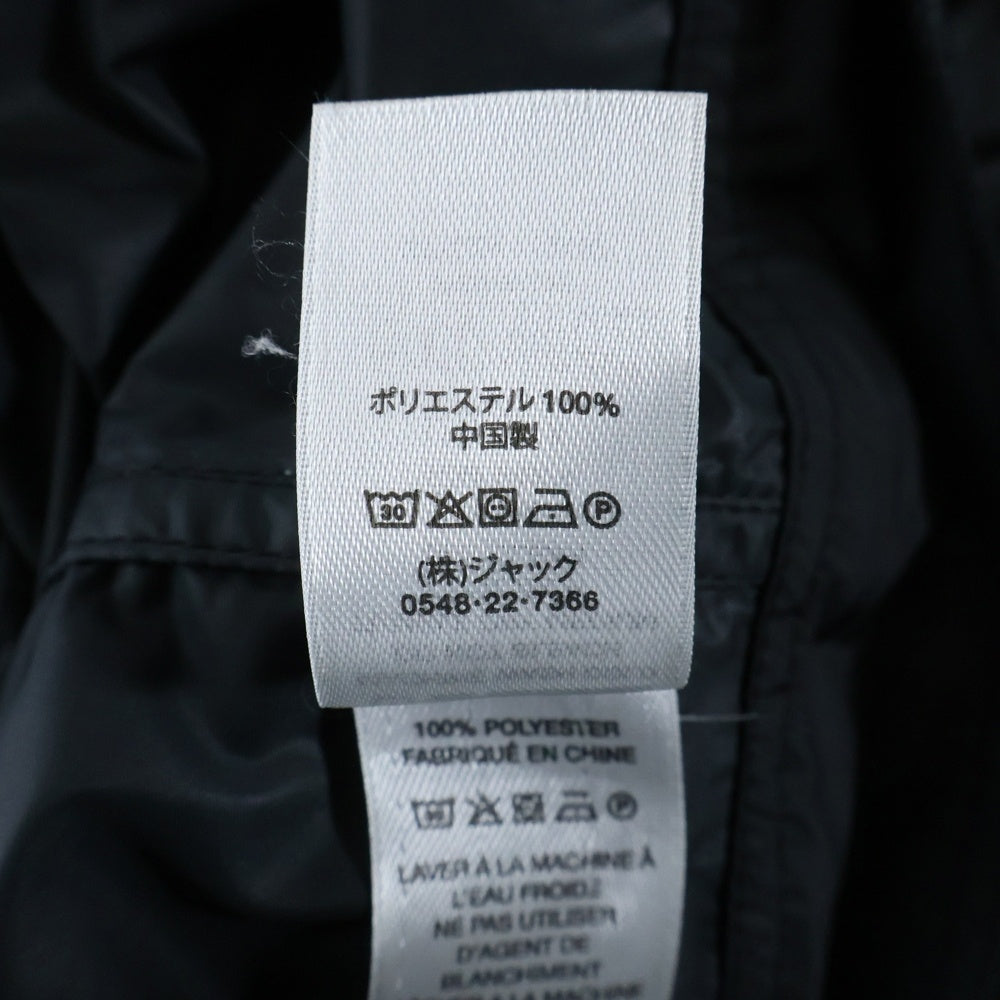 STUSSY(ステューシー) サーフマン ロゴ刺繍 ナイロン ハーフ ショートパンツ ショーツ ブラック