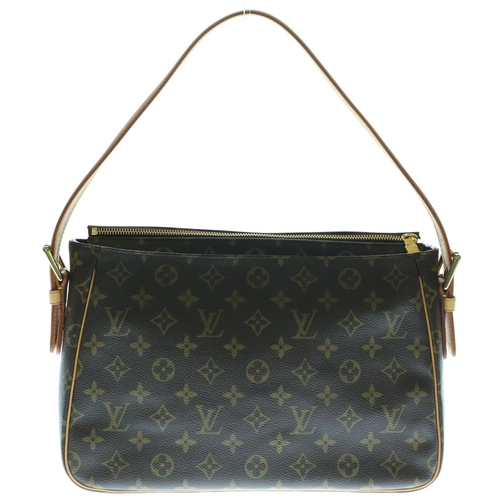 LOUIS VUITTON(ルイヴィトン) モノグラム ヴィバシテGM レザーワンショルダーバッグ ハンドバッグ ブラウン レディース M51163
