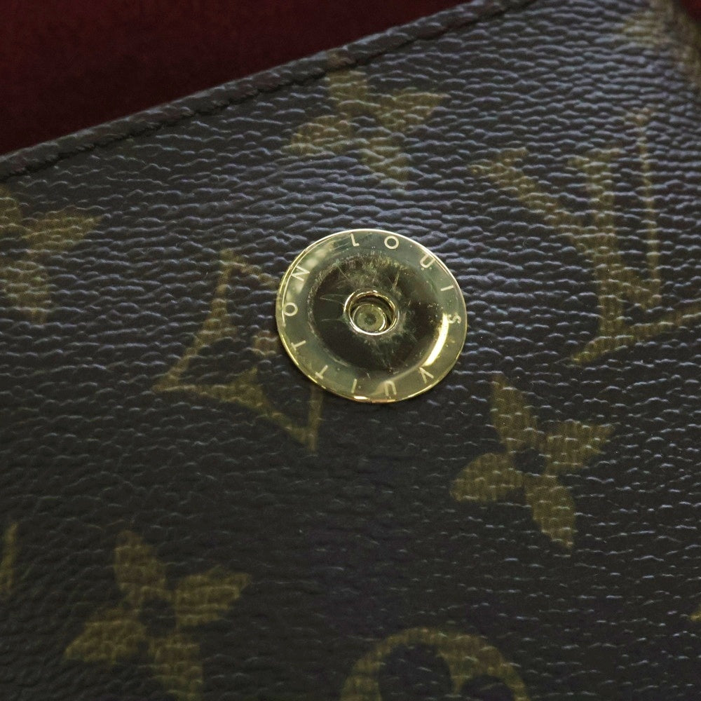 LOUIS VUITTON(ルイヴィトン) モノグラム ヴィバシテGM レザーワンショルダーバッグ ハンドバッグ ブラウン レディース M51163