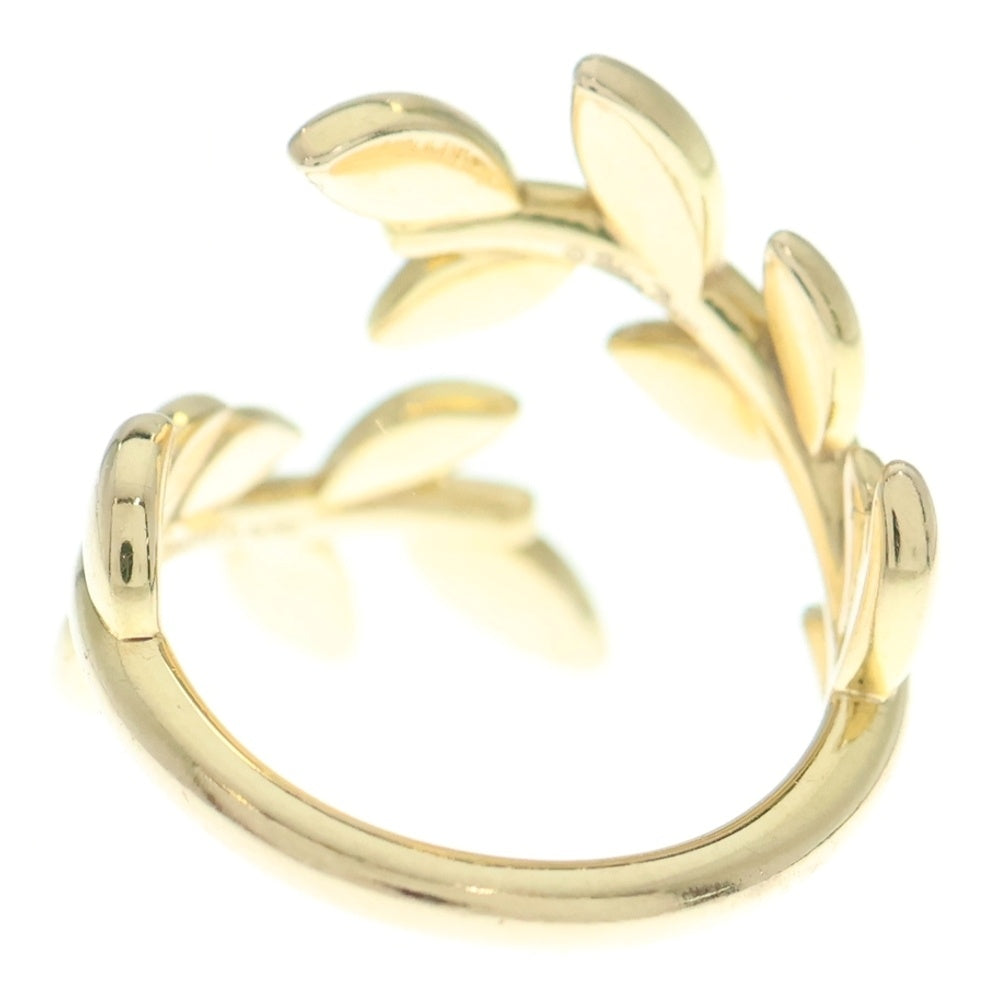 TIFFANY & Co.(ティファニー) オリーブ リーフ バイパス パロマピカソ リング 指輪 K18PG ピンクゴールド