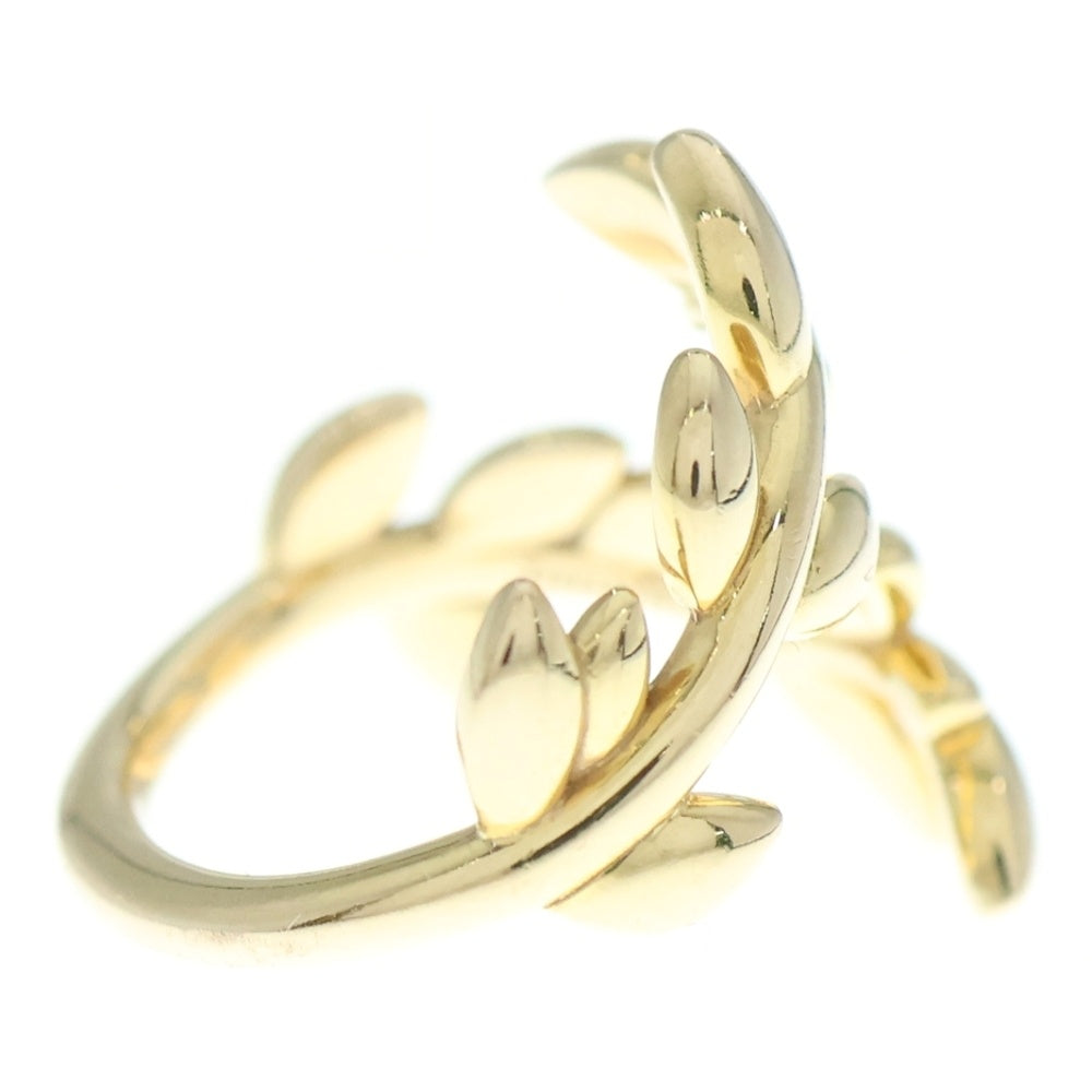 TIFFANY & Co.(ティファニー) オリーブ リーフ バイパス パロマピカソ リング 指輪 K18PG ピンクゴールド