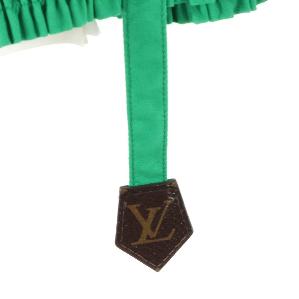 LOUIS VUITTON(ルイヴィトン) 23SS ラッフル トリム ノースリーブ プルオーバー ブラウス グリーン レディース RW231B XKG FOTO40