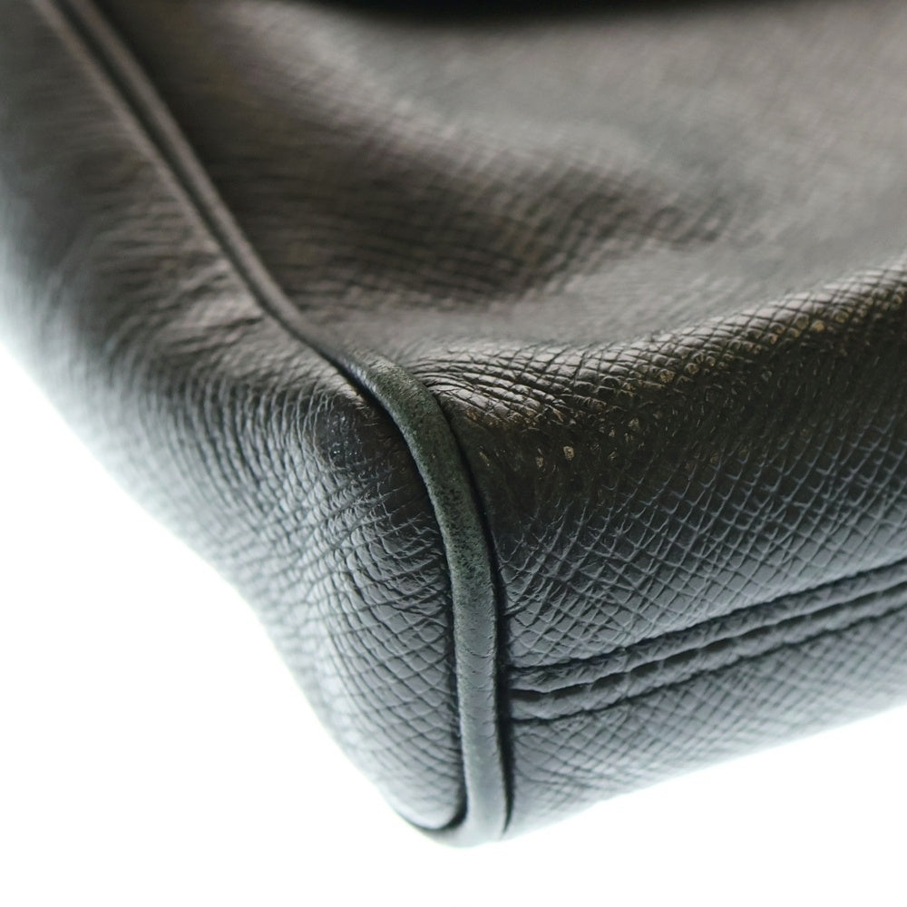 LOUIS VUITTON(ルイヴィトン) アレックス メッセンジャー タイガ レザー ショルダーバッグ シルバー金具 ブラック M30260