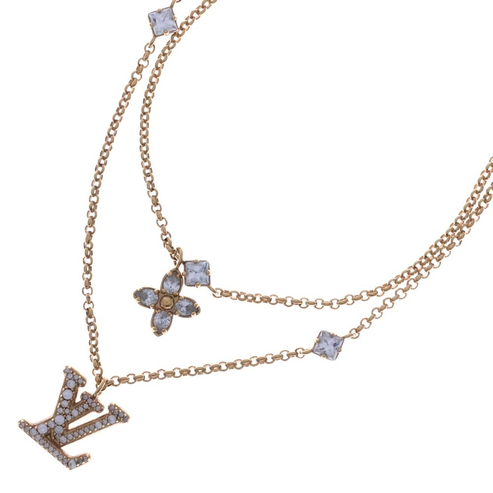 LOUIS VUITTON(ルイヴィトン) ネックレス・レディ LV ペンダント チェーン ゴールド M01845