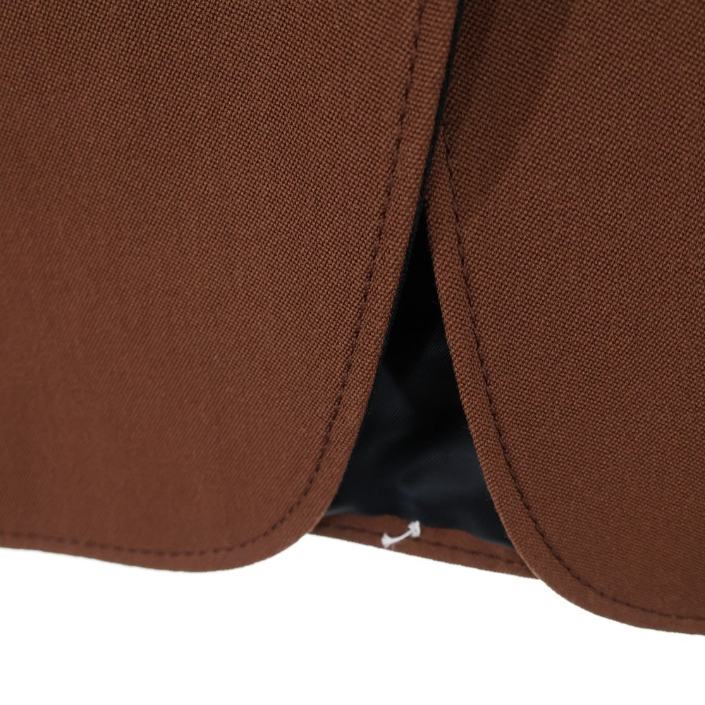 BURBERRY(バーバリー) ウール オーバーサイズ 2B ベスト ジレ ブラック/ブラウン レディース 8054515