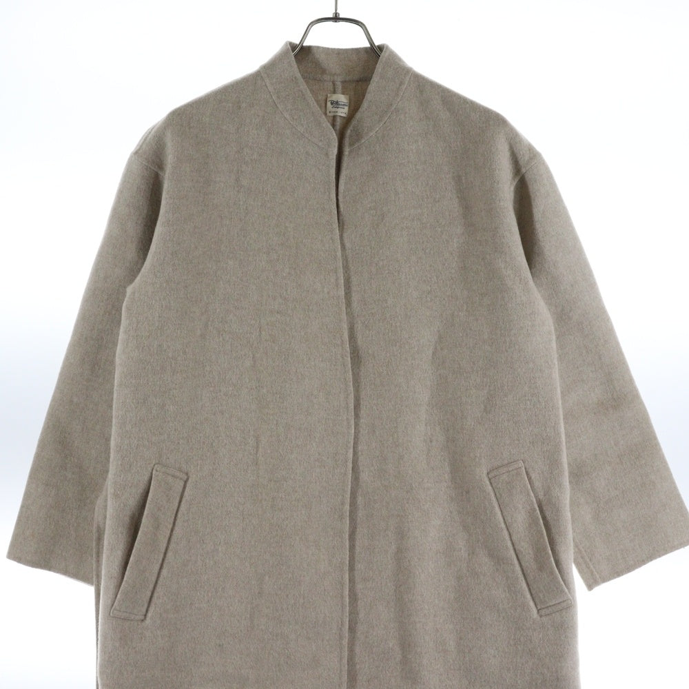 RON HERMAN(ロンハーマン) ウール スタンドカラー ガウン ロング コート ベージュ レディース 2810200002