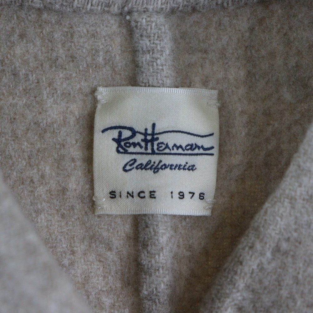 RON HERMAN(ロンハーマン) ウール スタンドカラー ガウン ロング コート ベージュ レディース 2810200002