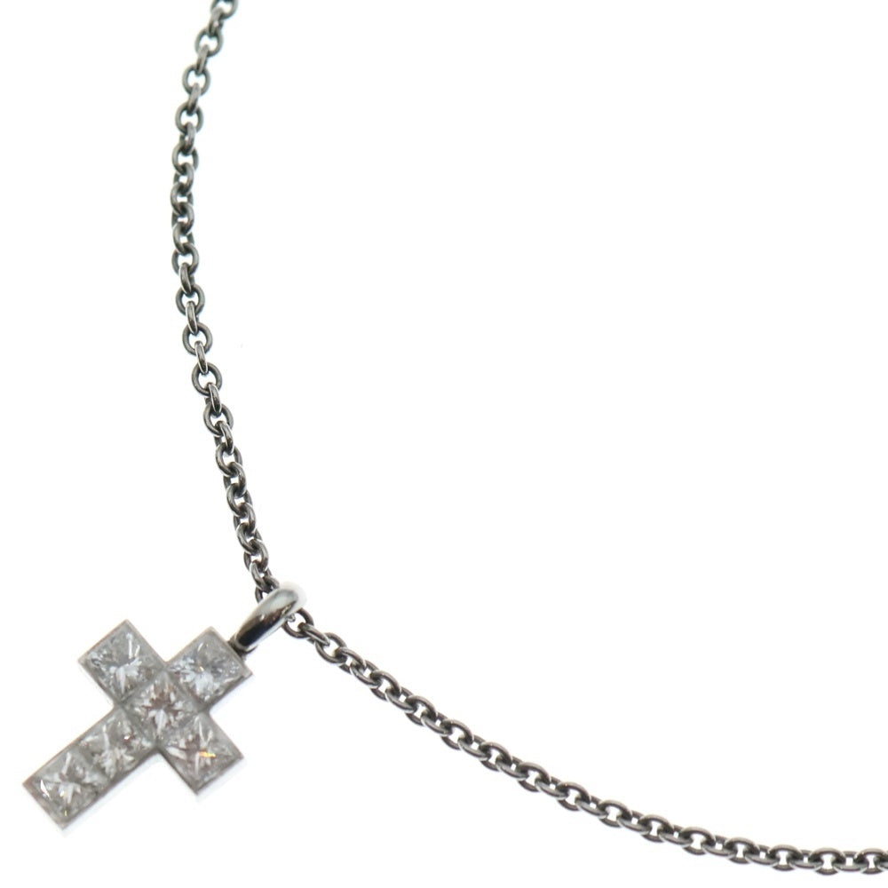 Cartier(カルティエ) プラチナ ダイヤモンド クロスネックレス Pt950 
