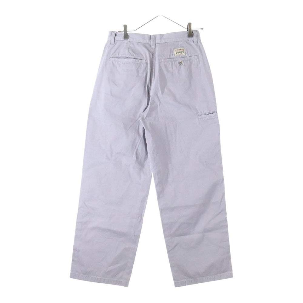 STUSSY(ステューシー) CHINO WORK PANT コットンチノ ストレート ワークパンツ グレー 116625