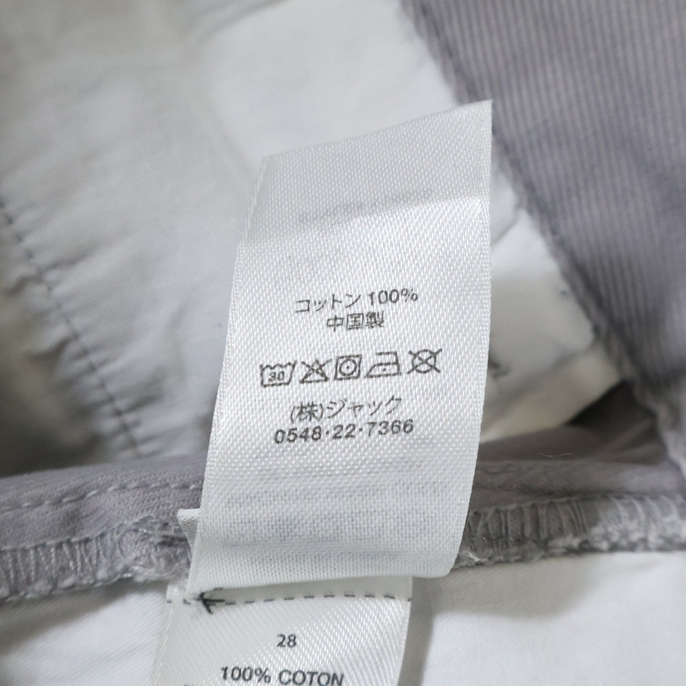 STUSSY(ステューシー) CHINO WORK PANT コットンチノ ストレート ワークパンツ グレー 116625