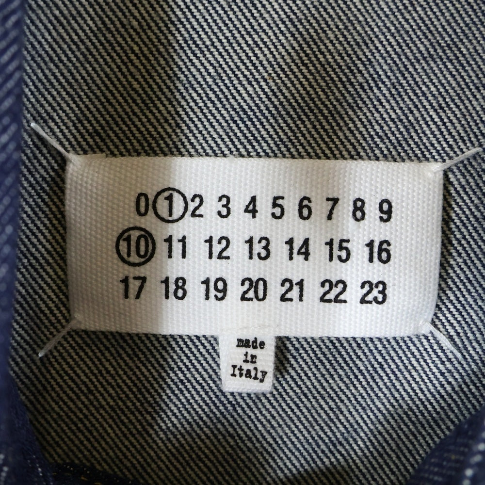 Maison Margiela 0(メゾンマルジェラ) 22AW 4Pocket Dnim Jacket 4ポケットロングデニムジャケット ブルー S51DL0399 S30736