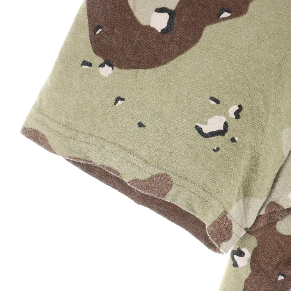 SUPREME(シュプリーム) 25SS Announcing Tee アナウンシング ハートロゴプリント チョコチップカモ 迷彩 クルーネック半袖Tシャツ カットソー