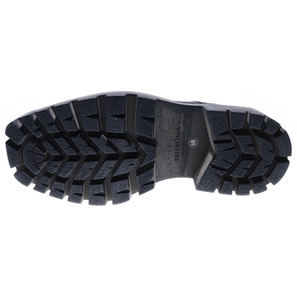 BALENCIAGA(バレンシアガ) RHINO リノ チャンキーダービー レースアップレダービーシューズ レザーシューズ ブラック 656977