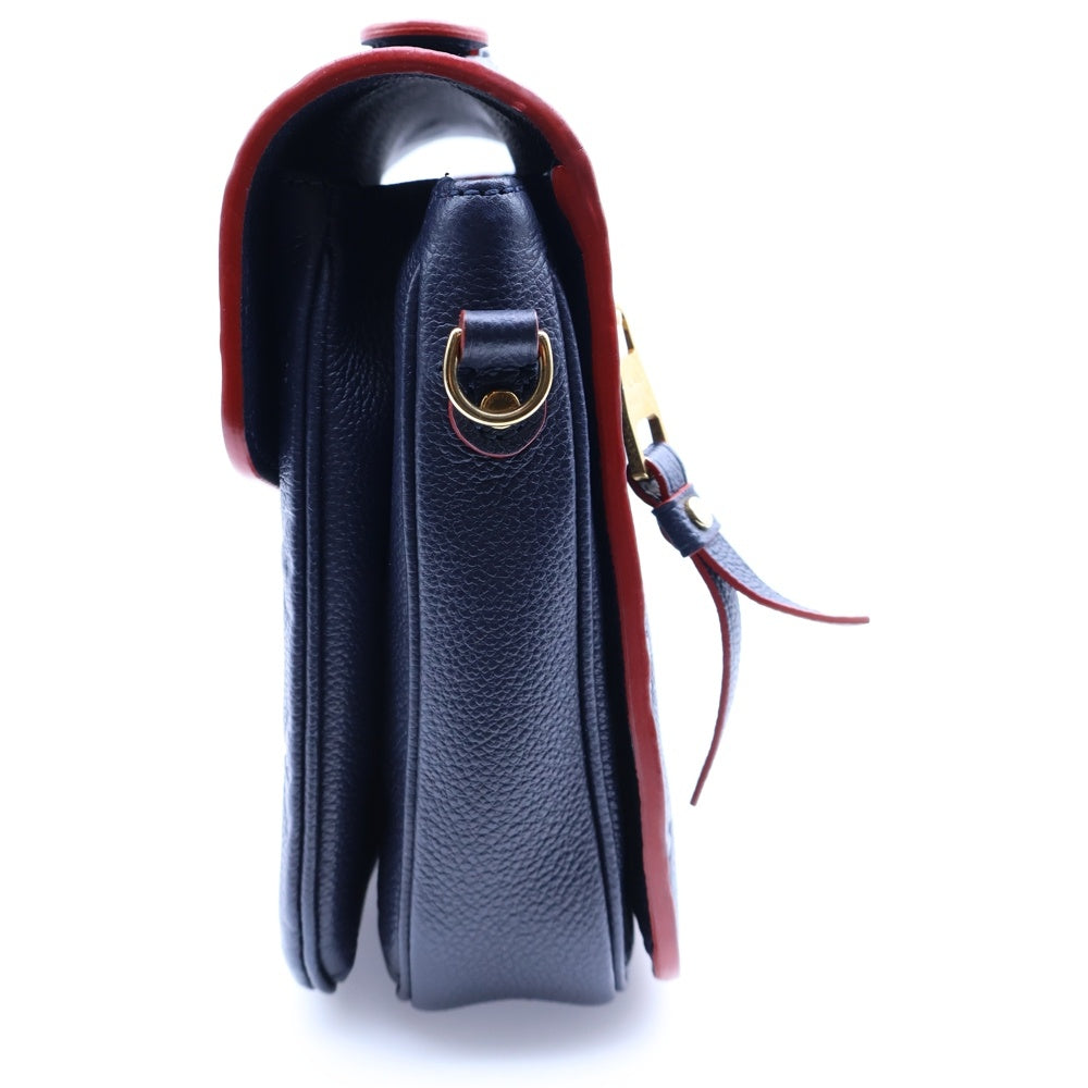 LOUIS VUITTON(ルイヴィトン) モノグラムアンプラント ポシェット・メティス 2WAYバッグ ショルダーバッグ ネイビー×レッド レザー MM M44071 ゴールド金具