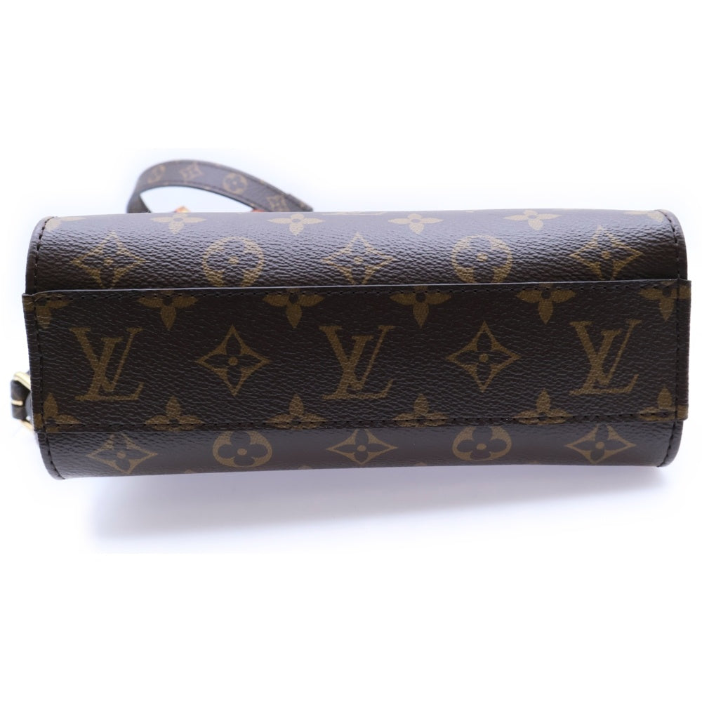 LOUIS VUITTON(ルイヴィトン) サックプラBB モノグラム PVC レザー 2WAY ハンド ショルダーバッグ ゴールド金具 ブラウン M46265