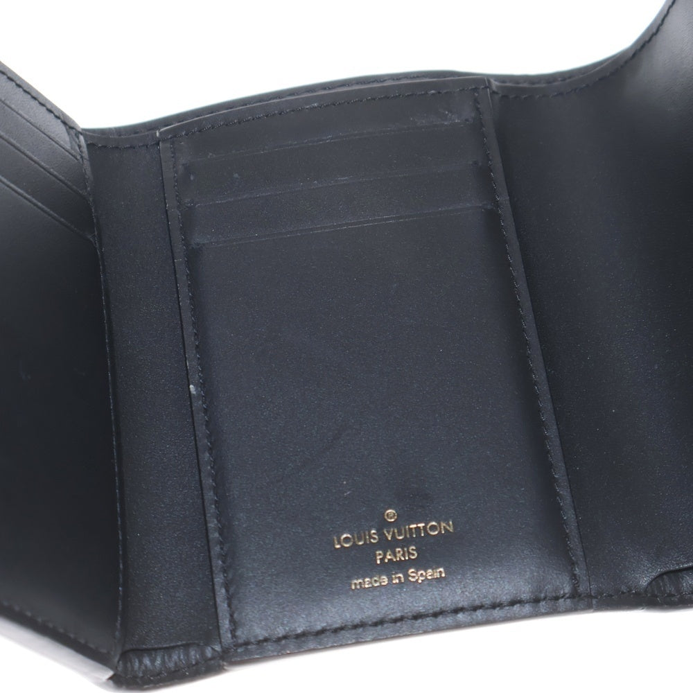 LOUIS VUITTON(ルイヴィトン) モノグラムリバース ポルトフォイユドーフィーヌ コンパクトウォレット 三つ折り財布 コインケース ブラウン PVC M68725 ゴールド金具