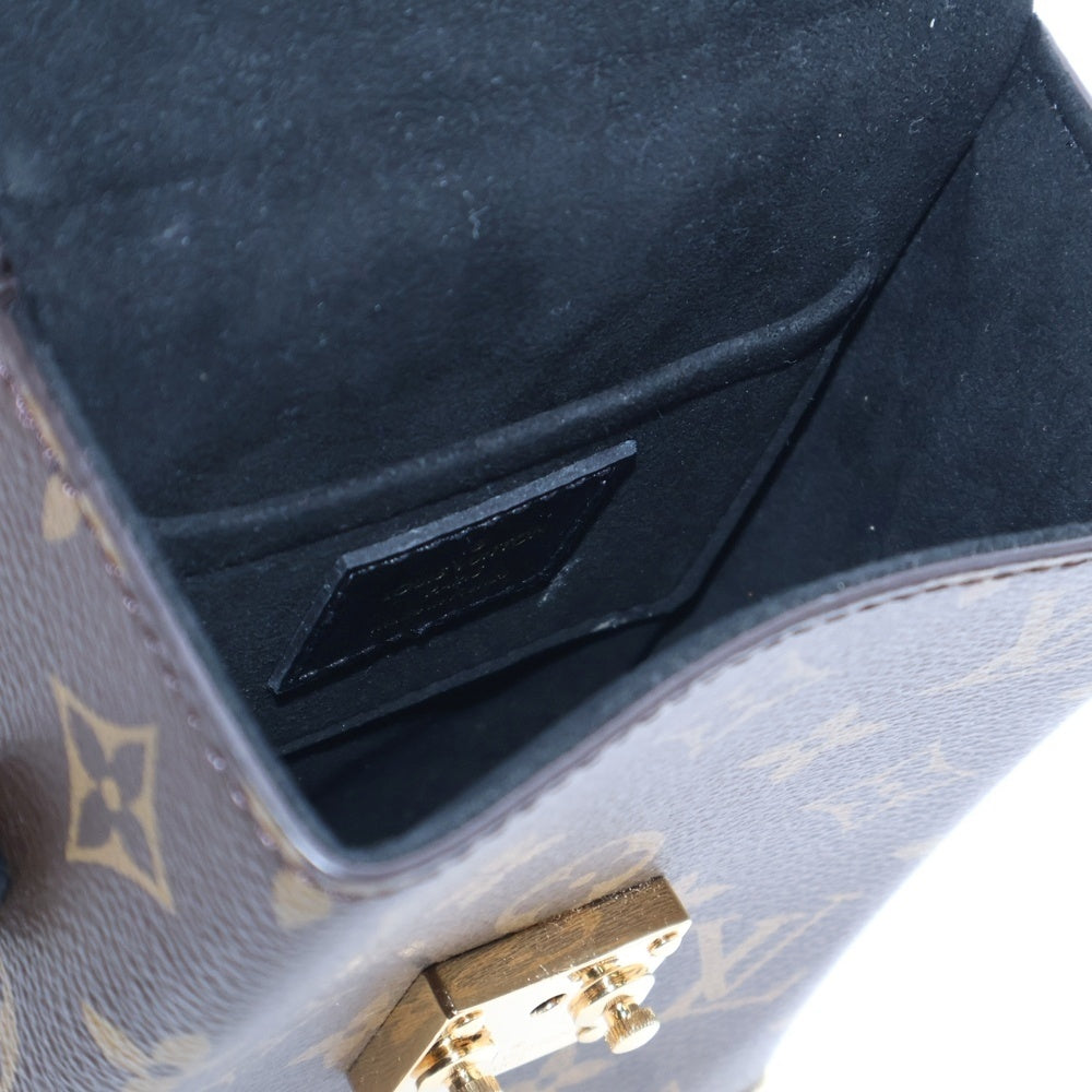 LOUIS VUITTON(ルイヴィトン) カメラボックス モノグラム リバース PVC レザー 2WAY ハンド チェーンショルダーバッグ ゴールド金具 ブラウン M82465