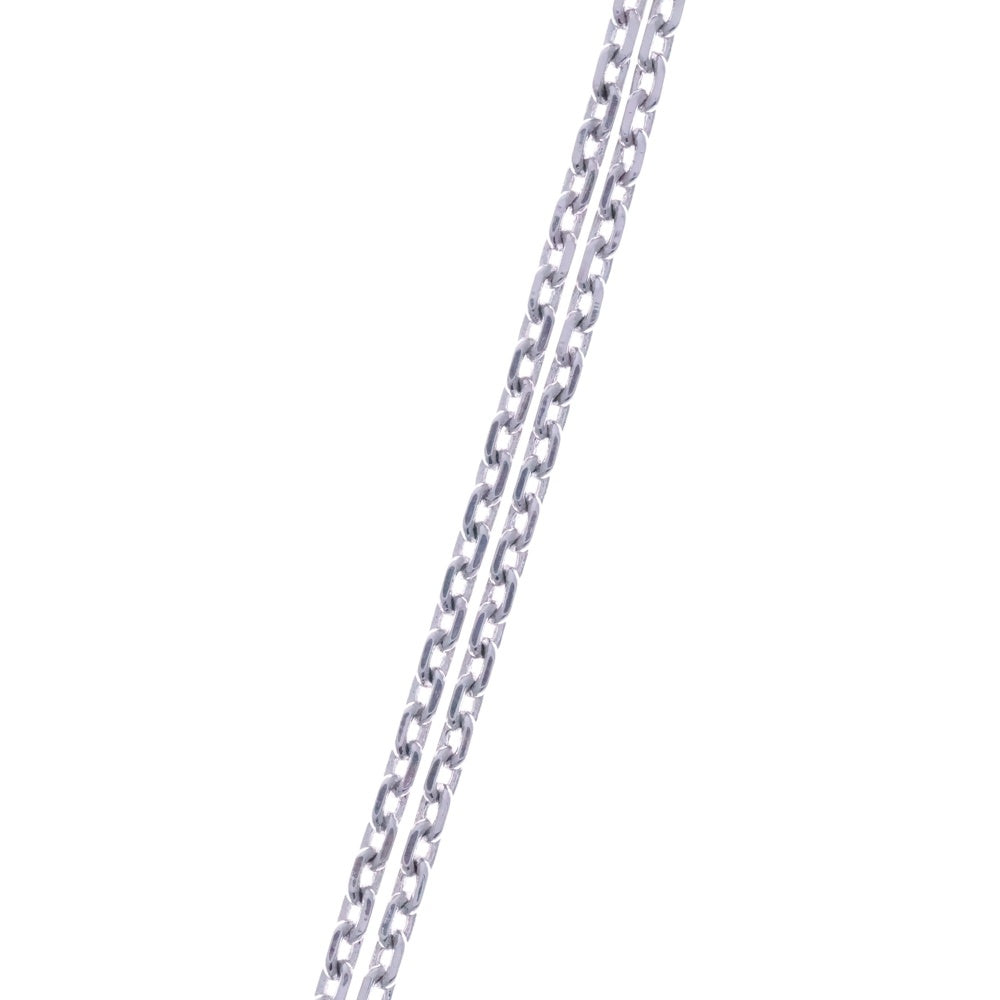 Christian Dior(クリスチャンディオール) CDロゴ ダイス ネックレス ペンダント チェーン シルバー