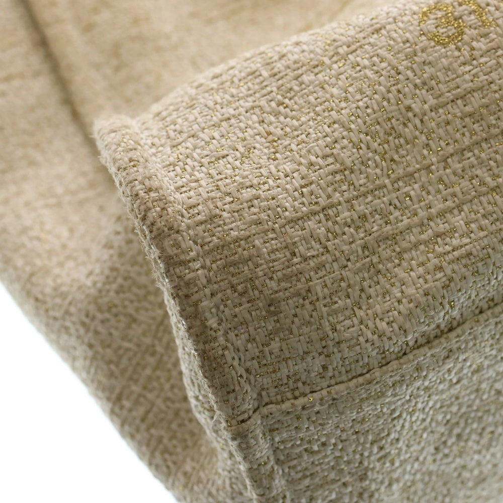 CHANEL(シャネル) ドーヴィル トートバッグ ハンドバッグ アイボリー ゴールド金具