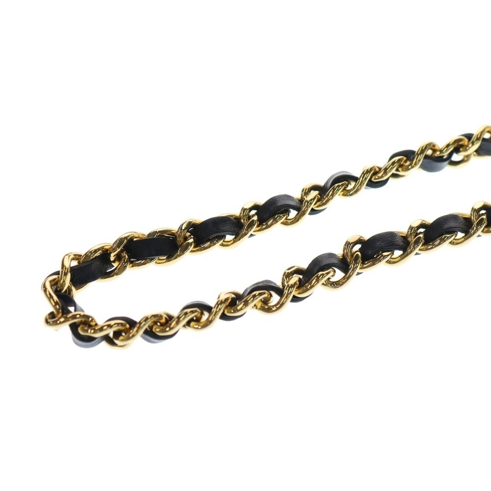 CHANEL(シャネル) ドーヴィル ミニショルダーバッグ チェーンバッグ ミニバッグ ネイビー デニム ゴールド金具