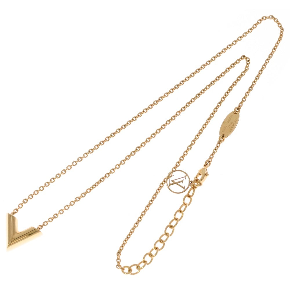 LOUIS VUITTON(ルイヴィトン) エッセンシャルV ネックレス ペンダント チェーン ゴールド GP M61083