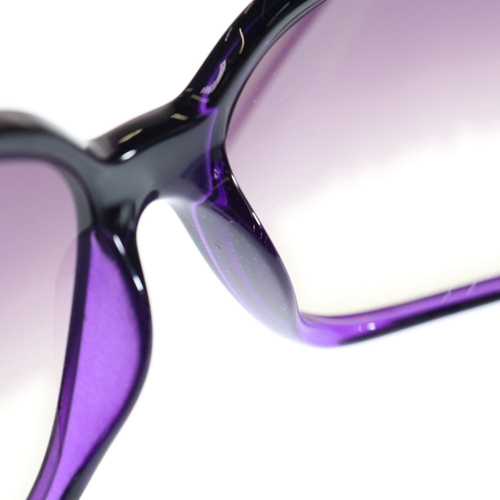 CHANEL(シャネル) サングラス ココマーク ウェリントン セルフレーム フルリム サングラス パープルフレーム グラデーションレンズ シルバー金具