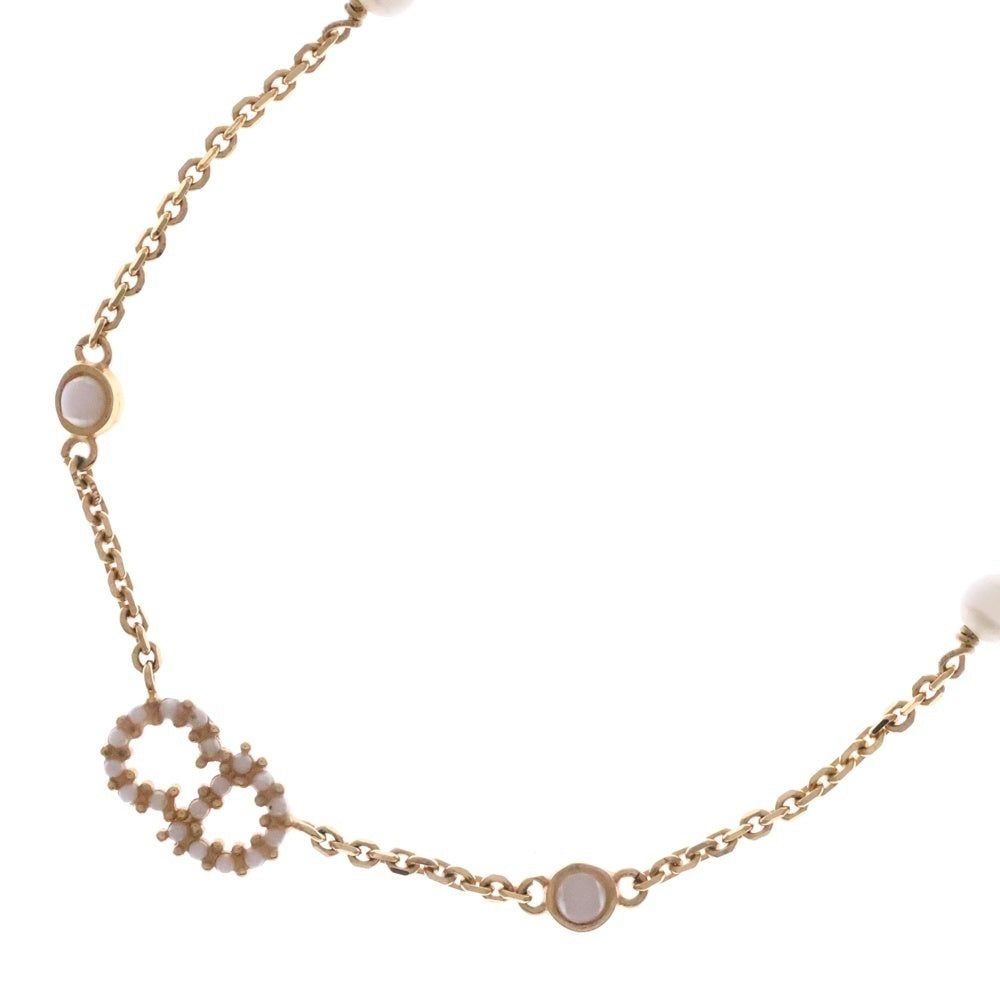 Dior ゴールド ネックレス パール付き　Clair D Lune クリスチャンディオールCLAIR D LUNE ネックレス