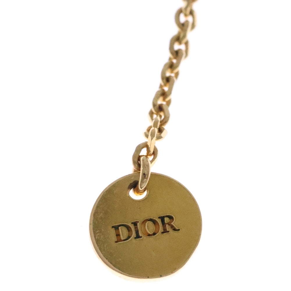 DIOR(ディオール) CLAIR D LUNE ネックレス ペンダント レジンパール ゴールド レジン