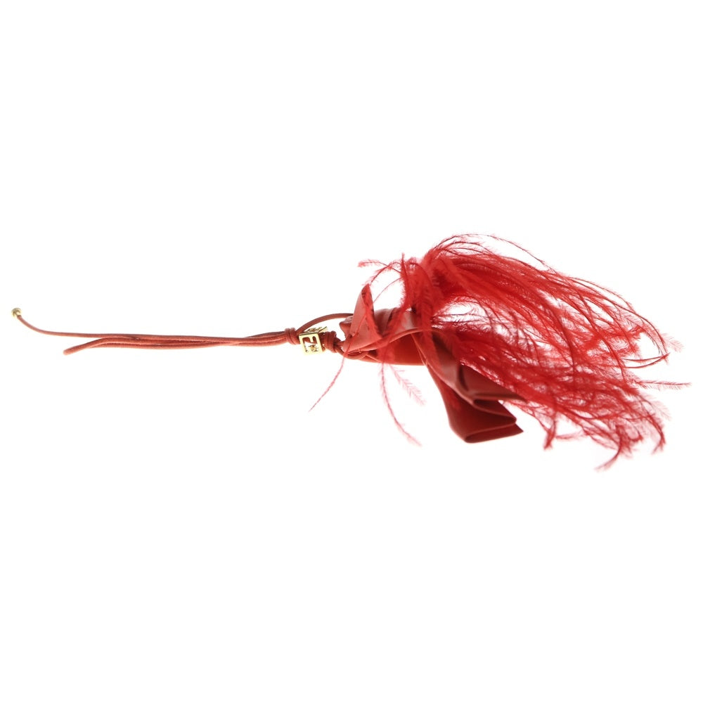 FENDI(フェンディ) Origami Fish オリガミ フィッシュ チャーム レッド レディース