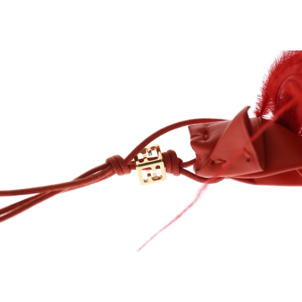 FENDI(フェンディ) Origami Fish オリガミ フィッシュ チャーム レッド レディース
