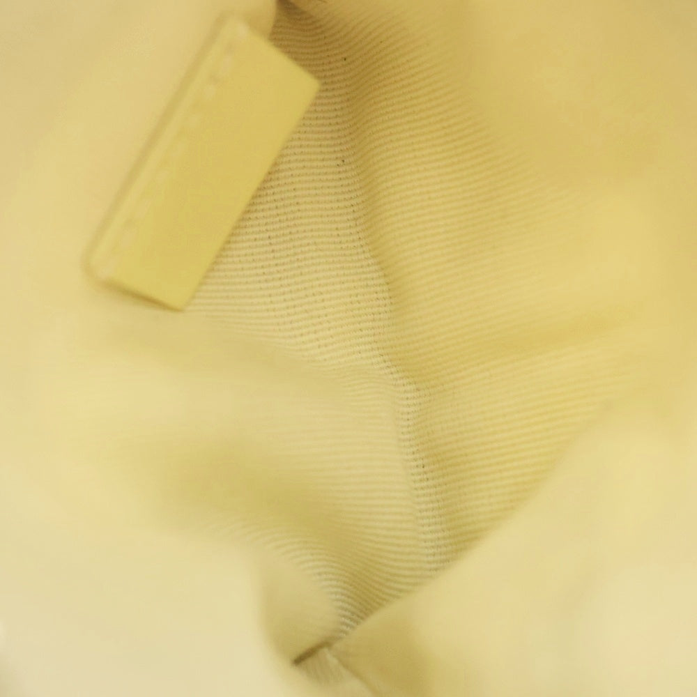 CHANEL(シャネル) マトラッセ フラグメントケース カードケース 小物入れ 財布 パステルイエロー キャビアスキン AP2061 ゴールド金具