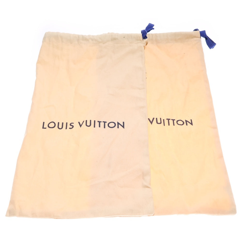 LOUIS VUITTON(ルイヴィトン) LV トレイナー ライン レザー レースアップ ローカットシューズ スニーカー ホワイト/グリーン 1ABFAU