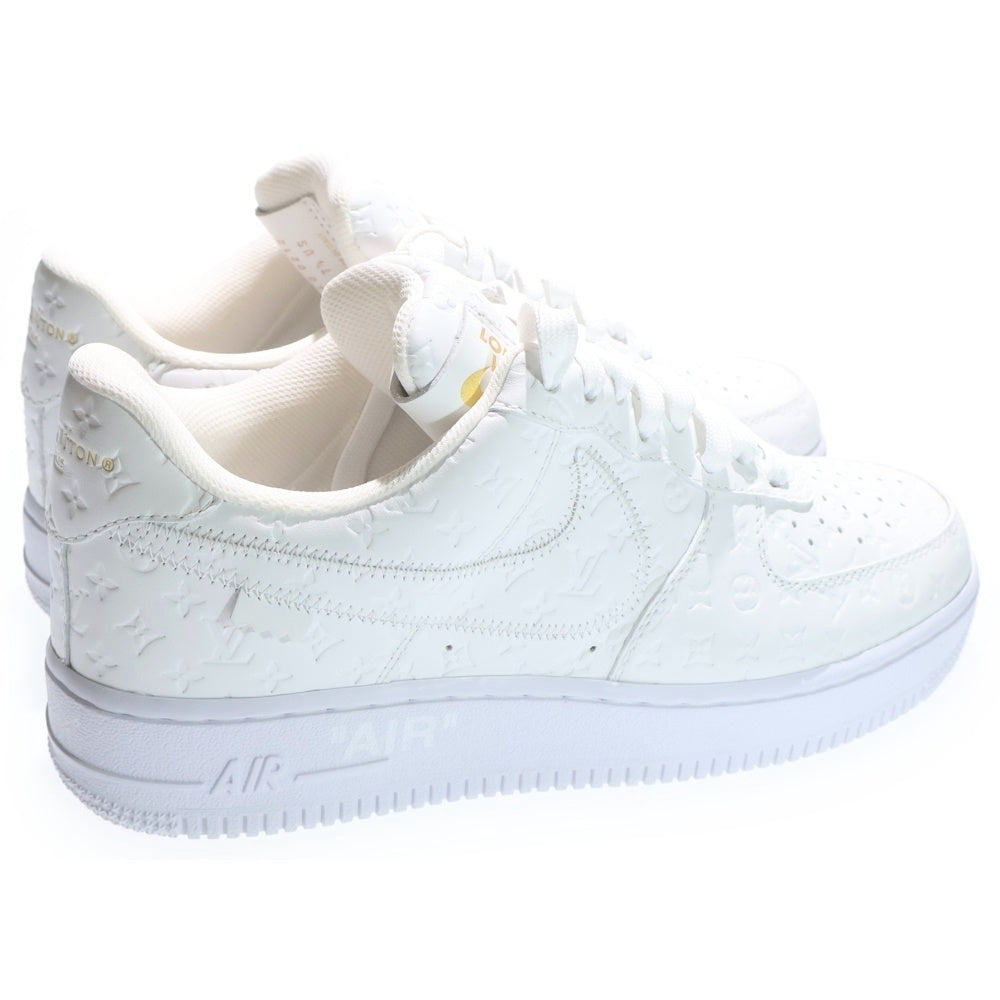LOUIS VUITTON(ルイヴィトン) ×NIKE AIR FORCE1LOW by Virgil Abloh ナイキ エアフォース 1 バイ ヴァージルアブロー ローカットシューズ スニーカー ホワイト US7.5/25.5cm 1A9V8B