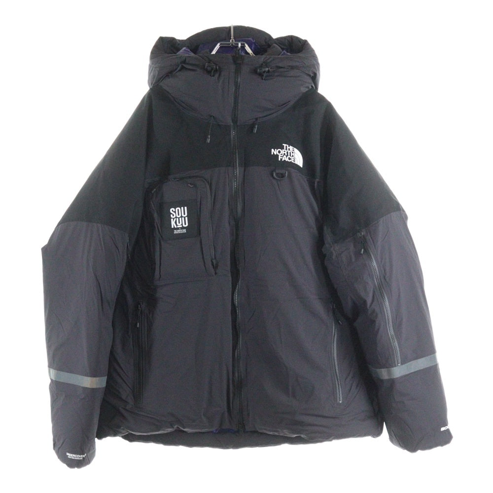 THE NORTH FACE(ザノースフェイス) 24AW × UNDERCOVER SOUKUU Hike 50/50 Super Parka スーパー パーカー ワッペンロゴ フーデッド ジップアップ ダウンジャケット ND52401UC
