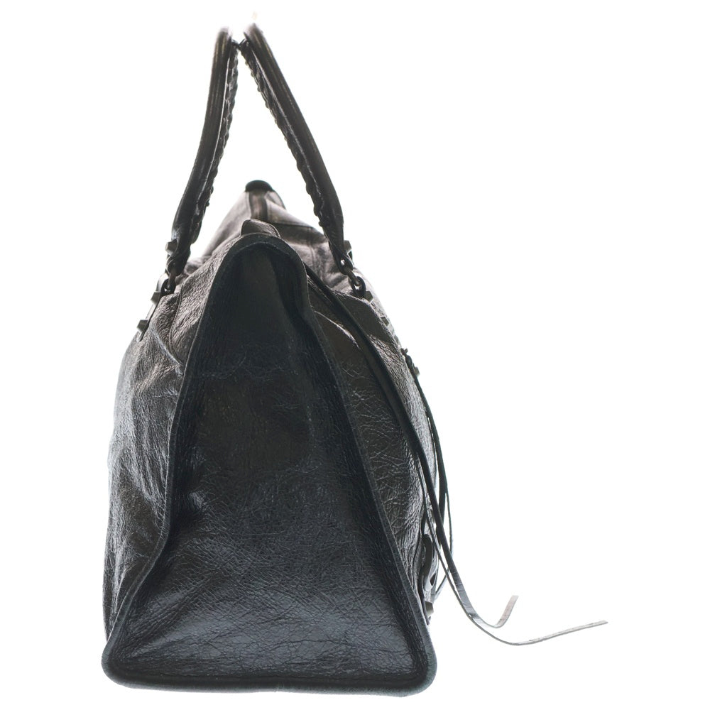BALENCIAGA(バレンシアガ) ザ ワーク レザー ブラック ハンドバッグ 132110