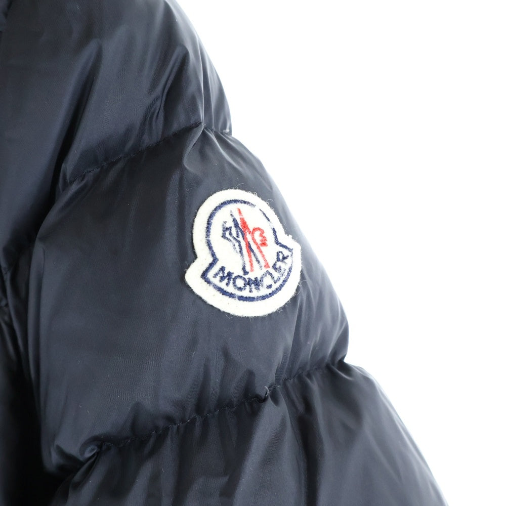 MONCLER(モンクレール) 17AW HERMIFER エルミファー ワッペンロゴ フーデッド ジップアップ ダウン ロング ジャケット ブラック レディース C20934990015 53048