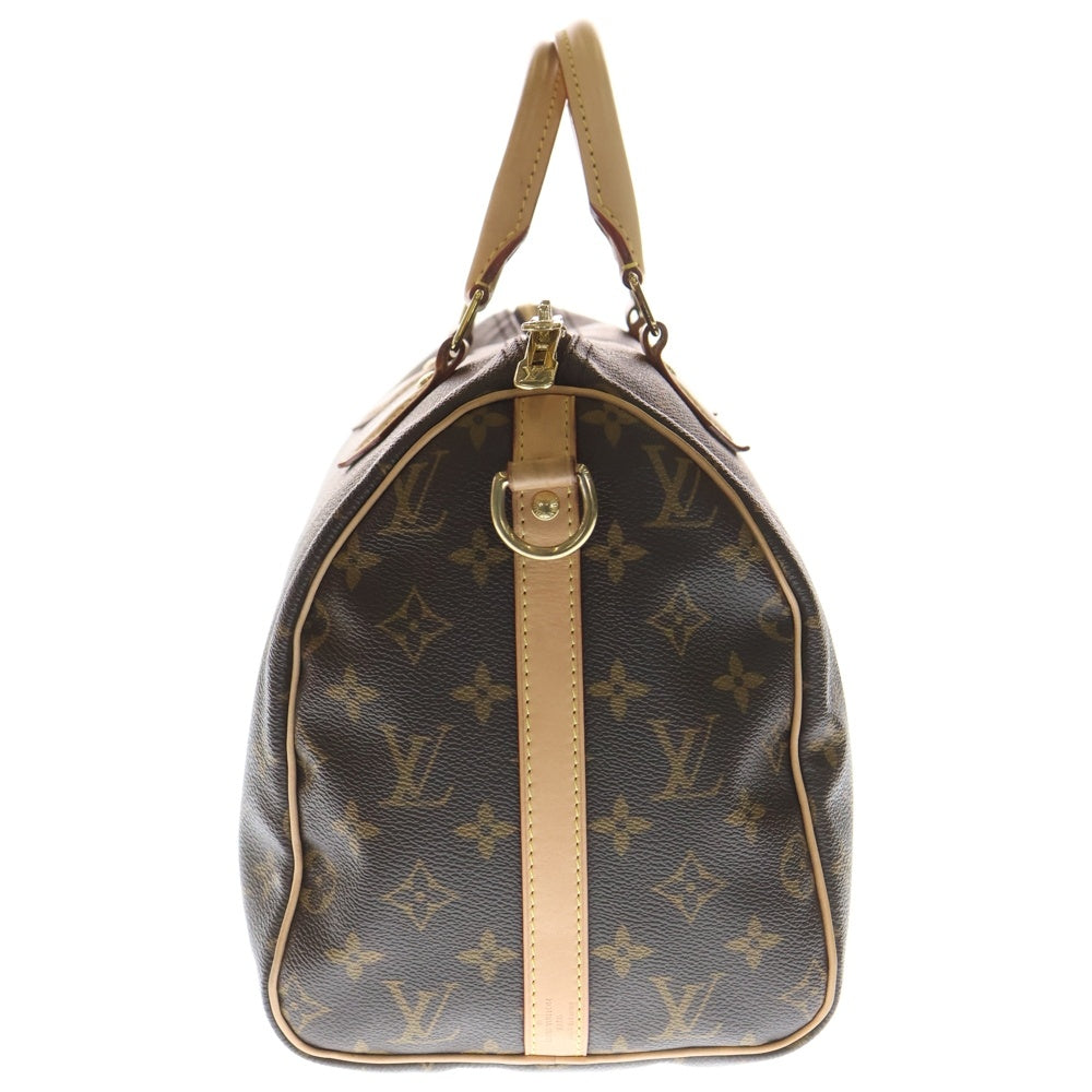 LOUIS VUITTON(ルイヴィトン) スピーディ バンドリエール30 モノグラム PVC レザー 2WAY ハンド ショルダー ミニボストンバッグ ゴールド金具 ブラウン M41112 レディース