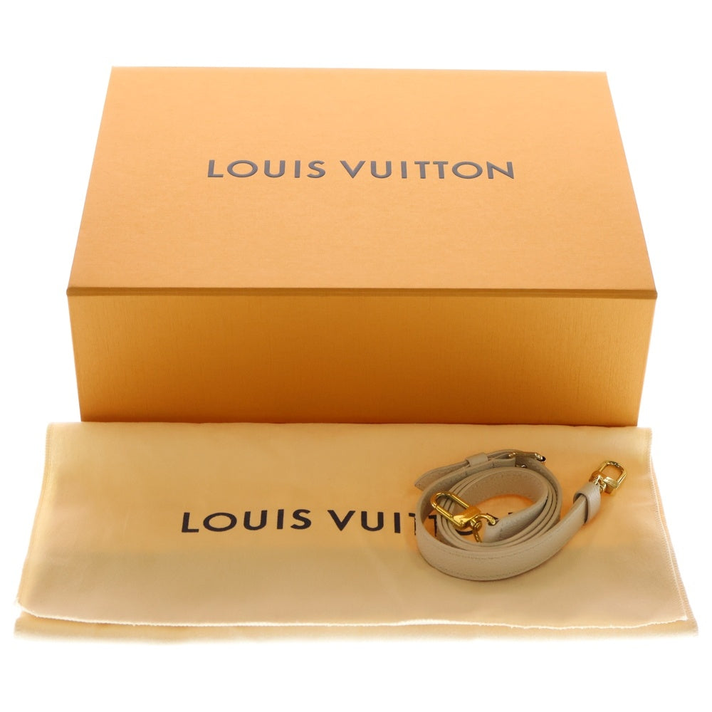 LOUIS VUITTON(ルイヴィトン) オンザゴーPM モノグラム アンプラント ジャイアント グラデーション レザー 2WAY ハンド ショルダーバッグ ゴールド金具 ベージュ/オレンジ M46513