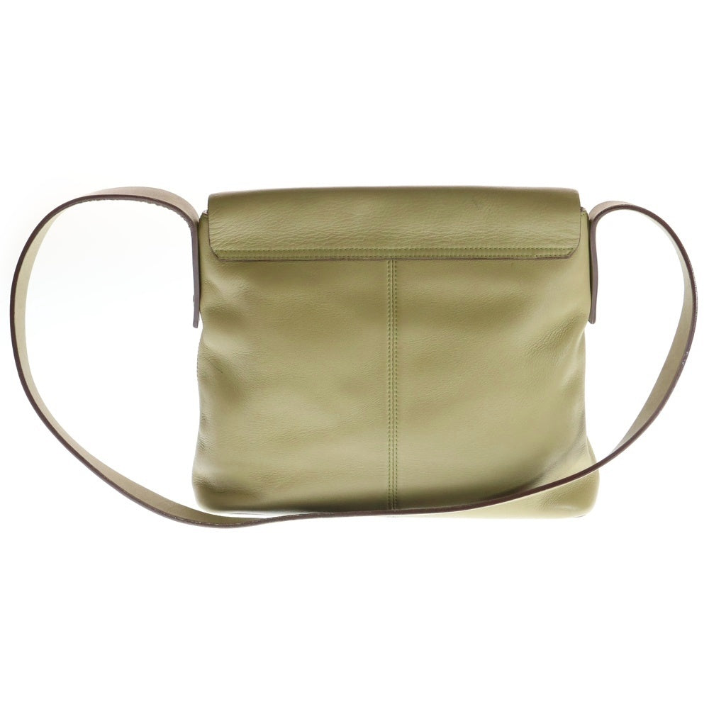 LOEWE(ロエベ) ワンショルダーバッグ ハンドバッグ ポシェット カーキ グリーン系 レザー
